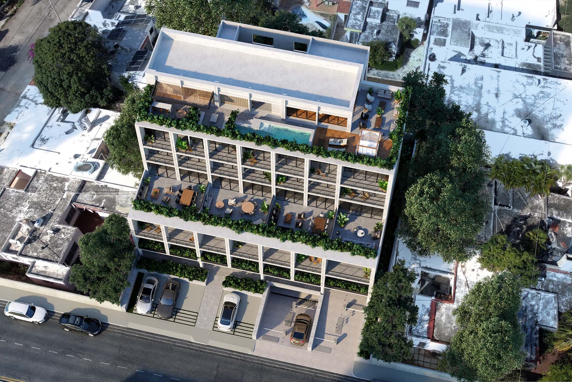 Edificio HALVO - Vista aérea