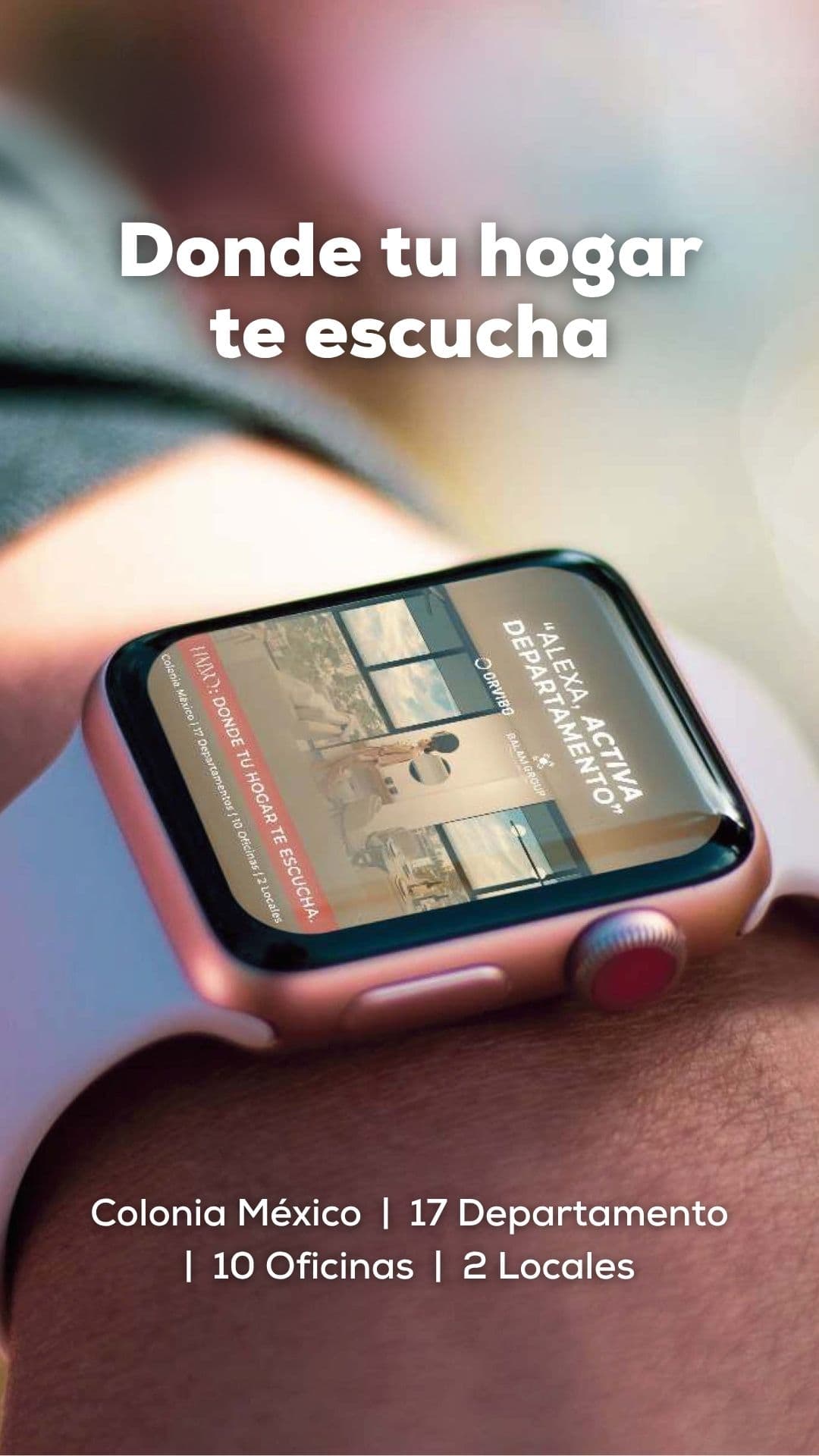 Donde tu hogar te escucha - HALVO Smart Watch Control
